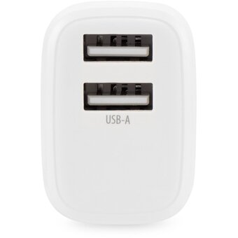  Сетевое зарядное устройство Buro BUWH1 (BUWH15S200WH) 15.5W 3.1A 2xUSB белый 