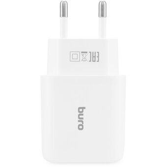  Сетевое зарядное устройство Buro BUWH1 (BUWH15S200WH) 15.5W 3.1A 2xUSB белый 