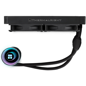  СВО Thermalright Frozen Notte 240 Black Argb V2 (F-Notte-240-BL-ARGB-V2) 240mm, Fans 2x120mm, 72.37CFM, 27.7dBA, 2000RPM 