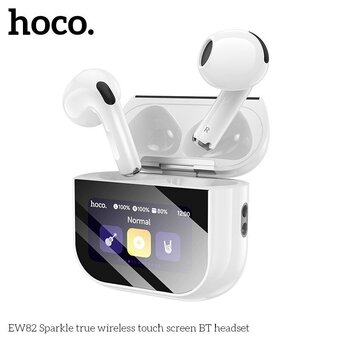  Наушники HOCO EW82 Sparkle true wireless touch screen BT headset белый 