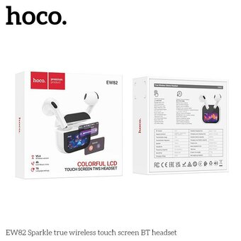  Наушники HOCO EW82 Sparkle true wireless touch screen BT headset белый 
