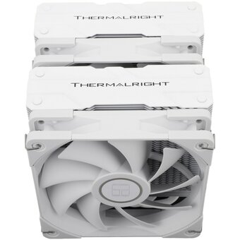  Кулер Thermalright Peerless Assassin 120 White (PA120-WH) 4-pin PWM, 157mm, Ni/Cu, 6x6mm, 2x120mm, 66.17CFM, 25.6dBA, 1550RPM, S 2011 