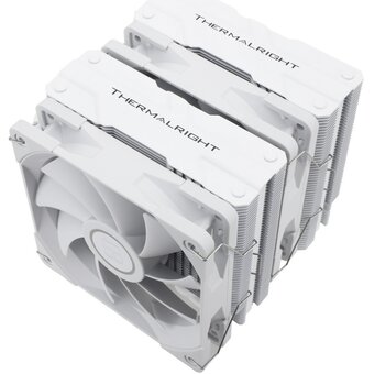  Кулер Thermalright Peerless Assassin 120 White (PA120-WH) 4-pin PWM, 157mm, Ni/Cu, 6x6mm, 2x120mm, 66.17CFM, 25.6dBA, 1550RPM, S 2011 