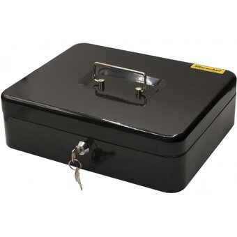  Ящик для денег Silwerhof 90x300x240 черный сталь 1.66кг 