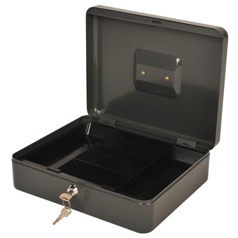  Ящик для денег без номинала Cactus CS-CB-004GY 90x300x240 серый сталь 1.967кг 