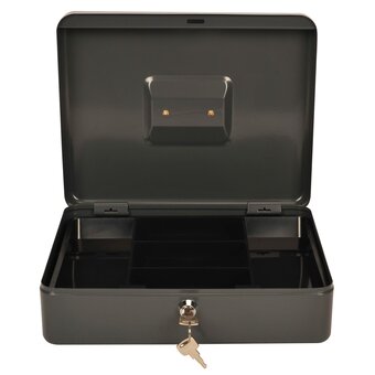  Ящик для денег без номинала Cactus CS-CB-004GY 90x300x240 серый сталь 1.967кг 