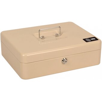  Ящик для денег Cactus CS-CB-004WT 90x300x240 бежевый металл 