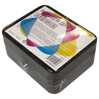  Ящик для денег Silwerhof 90x250x180 черный сталь 1.17кг 