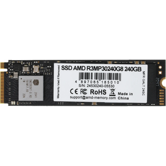  SSD AMD Radeon R3 R3MP30240G8 240ГБ, M.2 2280, PCIe 3.0 x4 