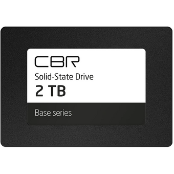  SSD CBR Base SSD-002TB-2.5-BS24b, 2048 GB, 2.5, SATA III 6 Gbit/s, 3D TLC NAND, R/W speed up to 550/500 MB/s, TBW 