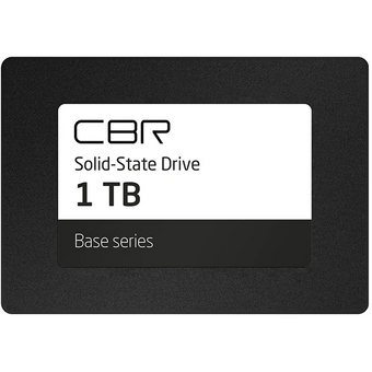  SSD CBR Base SSD-001TB-2.5-BS24b, 1024 GB, 2.5, SATA III 6 Gbit/s, 3D TLC NAND, R/W speed up to 550/500 MB/s, TBW 
