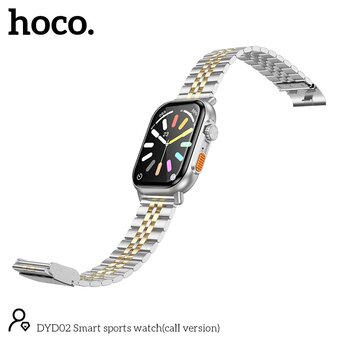  Smart-часы HOCO DYD02 Smart sports watch call version золото-серебро 