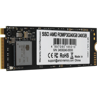  SSD AMD Radeon R3 R3MP30240G8 240ГБ, M.2 2280, PCIe 3.0 x4 