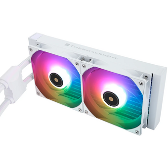  СВО Thermalright Frozen Notte 240 White Argb V2 (F-Notte-240-WH-ARGB-V2) 240mm, Fans 2x120mm, 72.37CFM, 27.7dBA, 2000RPM 
