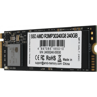  SSD AMD Radeon R3 R3MP30240G8 240ГБ, M.2 2280, PCIe 3.0 x4 