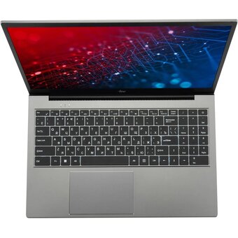  Ноутбук IRU Planio 15INPR (2076072) N100 16Gb SSD512Gb Intel UHD Graphics 15.6" IPS FHD (1920x1080) Windows 11 Professional grey WiFi BT Cam 