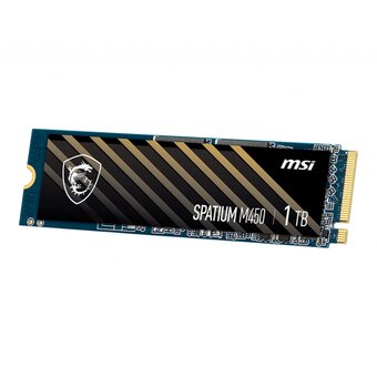  SSD MSI Spatium M450 S78-440L0M0-P83, 1000GB, M.2(22x80mm), NVMe, PCIe 4.0 x4, 3D TLC, R/W 3400/2500, IOPs , TBW 350 