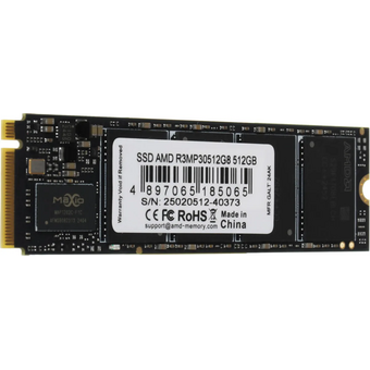  SSD AMD Radeon R3 R3MP30512G8 512ГБ, M.2 2280, PCIe 3.0 x4 
