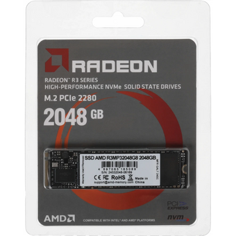  SSD AMD Radeon R3 Series R3MP32048G8 M2.2280 2TB 