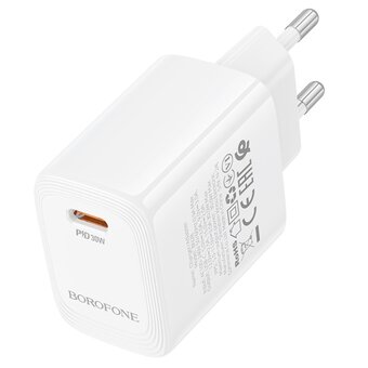  СЗУ BOROFONE BN28 Fuente single port PD30W белый 