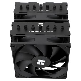  Кулер Thermalright Phantom Spirit 120 SE Black (PS120-SE-bl) 4-pin PWM, 154mm, Ni/Cu, 7x6mm, 2x120mm, 66.17CFM, 25.6dBA, 1500RPM 
