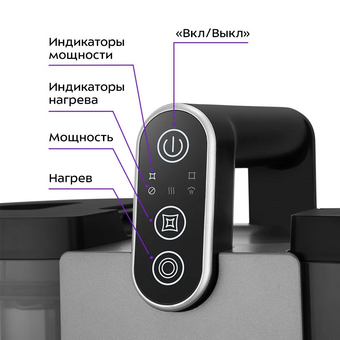  Пылесос KitFort КТ-5323 черный/серый 