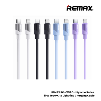  Дата-кабель REMAX RC-C157 C-L Kyecha Series 30W All-compatible Liquid Silicone Fast Charging Data Cable 1.2m Purple 