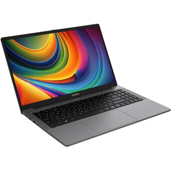  Ноутбук Digma EVE i5980 (DN15CM-ADXW01) Core M3 8100Y 16Gb SSD512Gb Intel UHD Graphics 615 15.6" IPS FHD (1920x1080) Windows 11 Pro grey WiFi BT Cam 