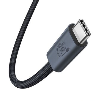  Дата-кабель Baseus P10311803111-00 USB-C-to-C 240W FS2 1m черный 