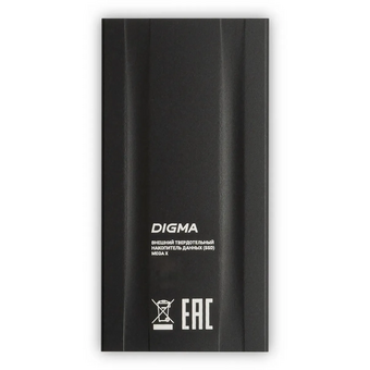  SSD Digma Mega X (DGSM8004T2MGG), 4ТБ, темно-серый 