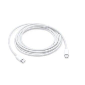  Кабель Apple A1739 MLL82FE/A USB Type-C(m)-USB Type-C(m) 2м MFI белый 