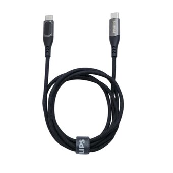  Кабель Philips DLC9102 USB Type-C(m)-USB Type-C(m) 2м черный коробка 