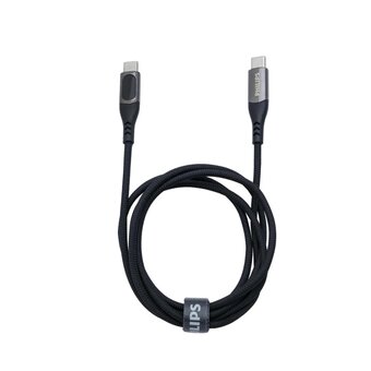  Кабель Philips DLC9100 USB Type-C(m)-USB Type-C(m) 1.2м черный коробка 