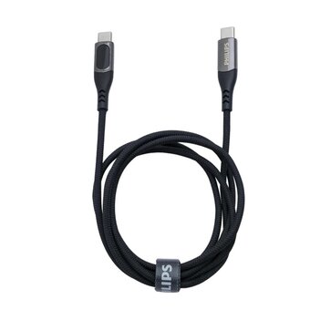  Кабель Philips DLC9060 USB Type-C(m)-USB Type-C(m) 1.2м черный коробка 