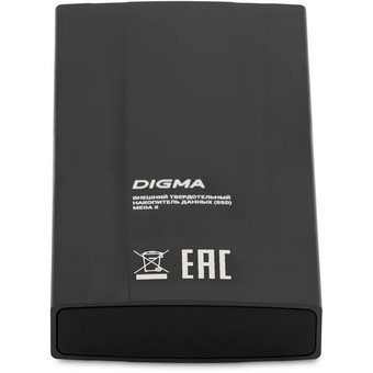  SSD Digma Mega X (DGSM8004T2MGG), 4ТБ, темно-серый 