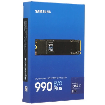  SSD Samsung 990 Evo Plus (MZ-V9S1T0BW) 1ТБ, M.2 2280, PCIe 4.0 x4, NVMe, M.2 