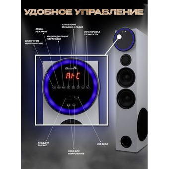  Акустическая система ELTRONIC 30-35 Home sound серебро 