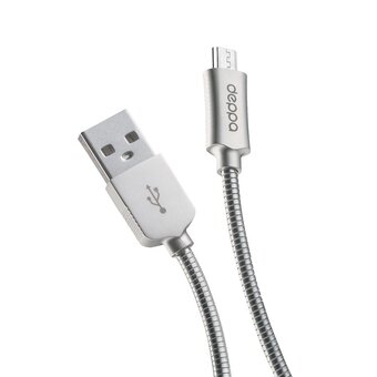  USB кабель Deppa 72273 USB - Micro USB, Metal (1,2м) 