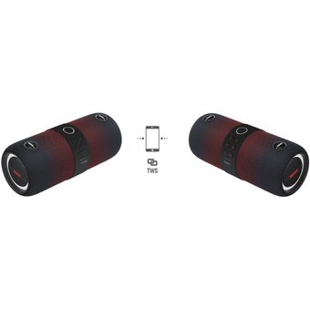  Портативная колонка TFN Beat Black+Red 