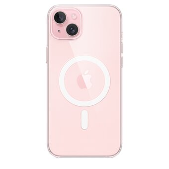  Чехол Apple MT213FE/A для Apple iPhone 15 Plus Clear Case with MagSafe прозрачный 