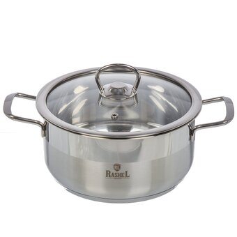  Набор кастрюль Rashel R-3515 Гретта 6 предметов 
