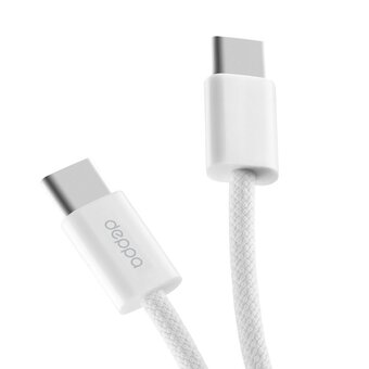  USB кабель Deppa 72554 Original Type-C - Type-C White (1м) 