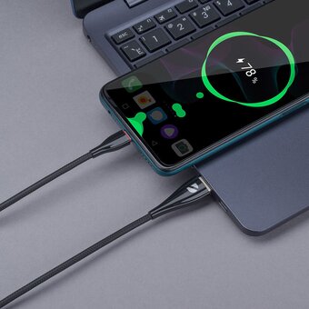  USB кабель Deppa 72288 Ceramic USB-Type-C Black (1м) 