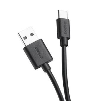  USB кабель Deppa 72301 USB-USB Type-C Black (1,2м) 