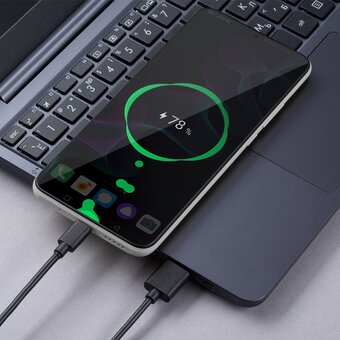  USB кабель Deppa 72301 USB-USB Type-C Black (1,2м) 