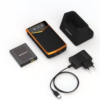 Мобильный телефон MAXVI E11ds Black-Gold 