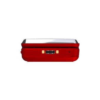  Мобильный телефон MAXVI E11ds Red-Silver 