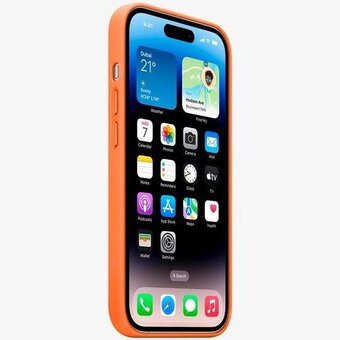  Чехол Apple MPPR3FE/A IPhone 14 Pro Max Leather Case with MagSafe Orange 