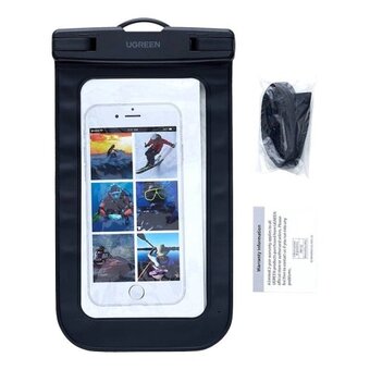  Органайзер UGREEN LP716 (45181) Waterproof Phone Pouch Black edge 