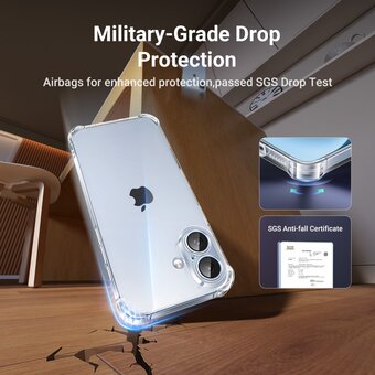  Чехол UGREEN CA102 (45914) Bright Cushion Protective Case for iPhone 16 Plus 6.7-inch Clear 